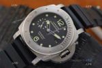 Swiss Replica Panerai Luminor Submersible Watch SS Rubber